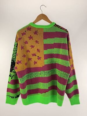 Supreme knit sweater 21SS DIGITAL FLAG (thick XL acrylic Supreme knit sweater 21SS DIGITAL FLAG (thick XL acrylic