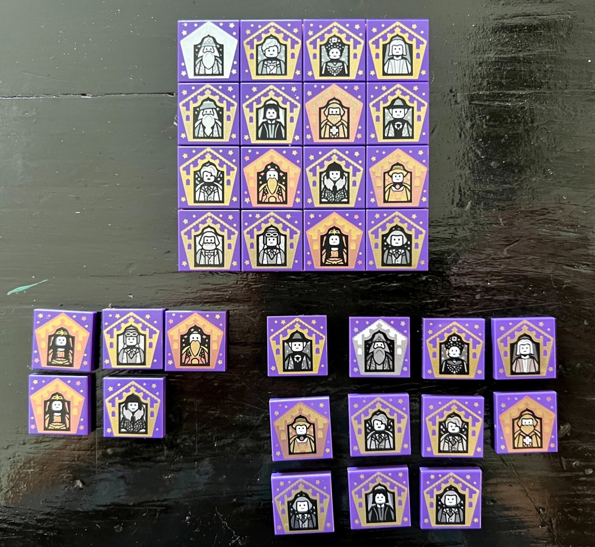 LEGO Harry Potter Collectable Tile Chocolate Frog Wizard Cards YOU