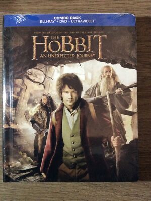 The Hobbit An Unexpected Journey (Hard Case) Plus Exclusive 64-Page Book (NEW)
