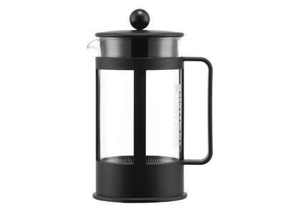 Caffettiera APOXCON In Acciaio Inox 18/8 Con Pomello In Vetro Borosilicato - Capacità 9 Tazze, Adatta A Induzione, Include 2 Tazze - 3