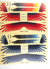 Dekorbogen MINIUM CHRISTEN EAGLE 2 Dekor Aufkleber Decal Label Kyosho A0654-03