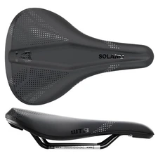 WTB Solano Fusion Form Bike Bicycle Saddle Cromoly Rails Wide 157mm Black
