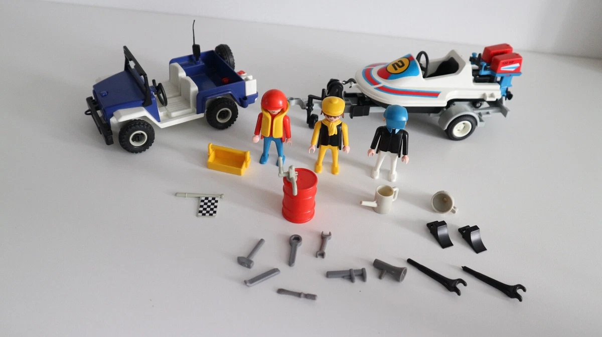 Essen Enttäuschung Nacht playmobil jeep mit boot Puff Ziegenbock werben