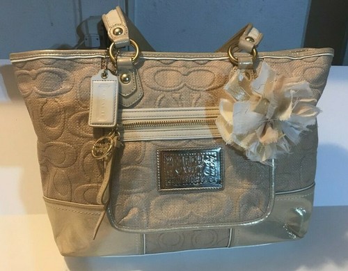 coach raffia bag