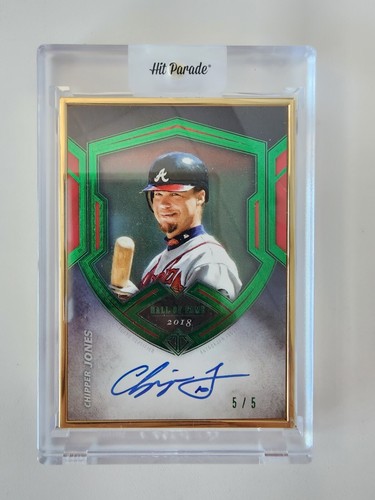 2020 Topps Transcendent Chipper Jones Hall of Fame Auto 5/5 #THOF-CJ ATL Braves
