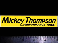 MICKEY THOMPSON Performance Tires - Original Vintage Racing Decal/Sticker 
