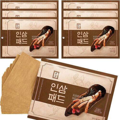 Korean Traditional Ginseng Patch Power strip Energy Pain Relief Patches NEW - 第 1/15 張圖片