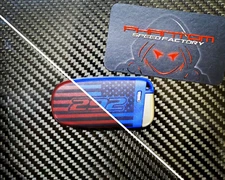 Custom American Flag 292 V6 Red or Blue Key Fob Shell for Challenger Charger 300