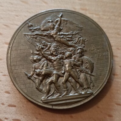 Médaille Militaire Française ― Union Des Sociétés D'Instruction Militaire De France ― Bronze, Modèle Dubois (153-47)
