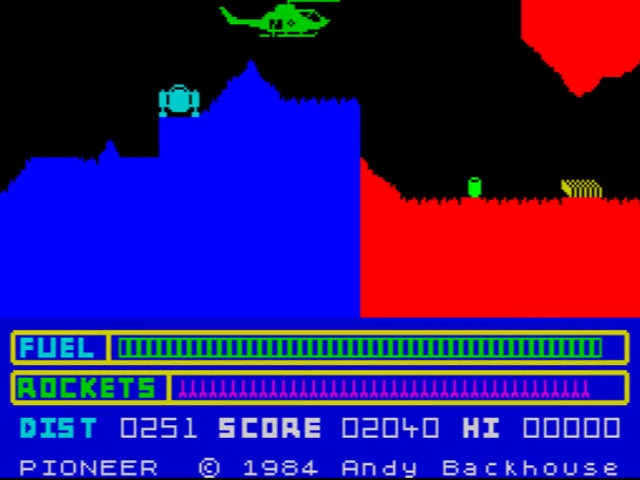 Sinclair ZX Spectrum 48K Game - PIONEER - Atlantis - Tested