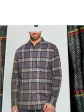 WEATHERPROOF VINTAGE MEN'S LIGHTWEIGHT FLANNEL SHIRT(OLIVE NIGHT SMALL)NWT