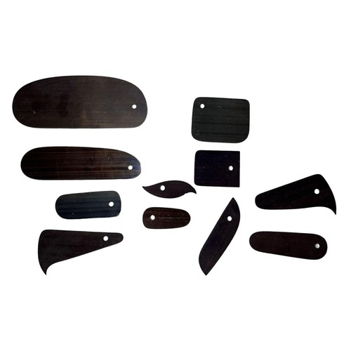 Kit De 11 Outils Grattoirs Pour Lutherie - Pour Violon, Alto, Violoncelle - Multifonction, épaisseur ~0.4 Mm
