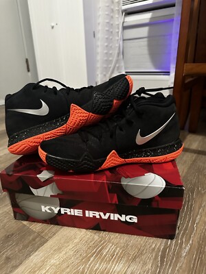 kyrie 4 silver orange