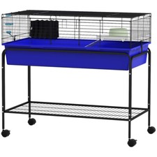 Small Animal Playpen Cage Blue Black
