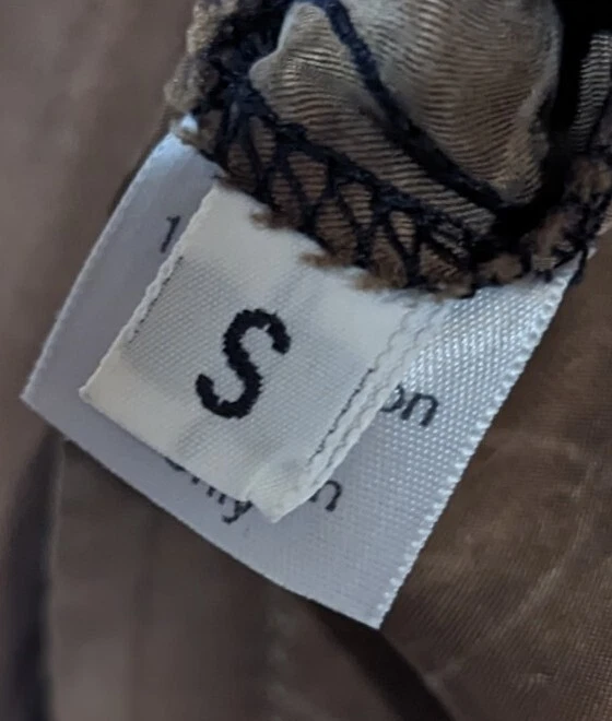 Mary Lynn O'Shea Vintage Hecho a Mano Artesanal 2 Piezas Gamuza Retazos Crochet Rayón Foto 4 de 4