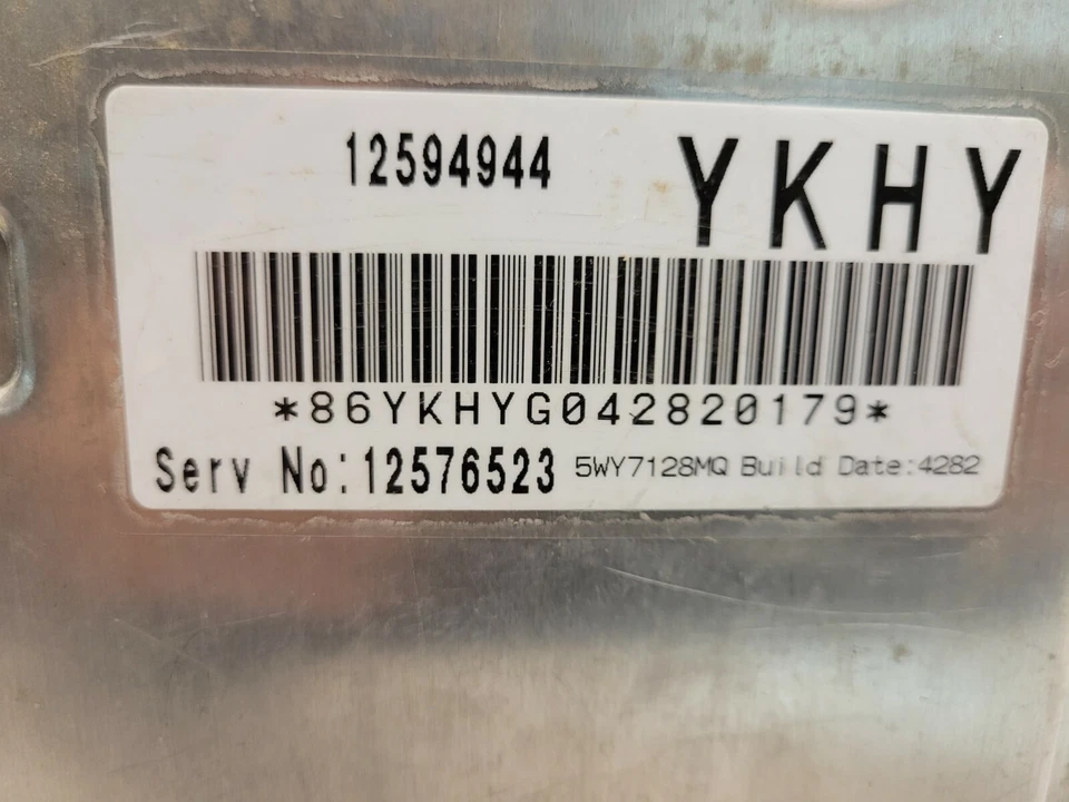 Nuevo módulo de control de motor OEM ECM ECU para Cadillac XLR STS SRX 4,6 L 12576523 Foto 3 de 3