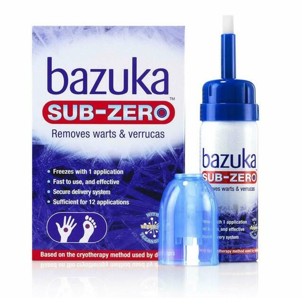 Bazuka SubZero Warts & Verrucas Treatment, 50ml for sale online eBay