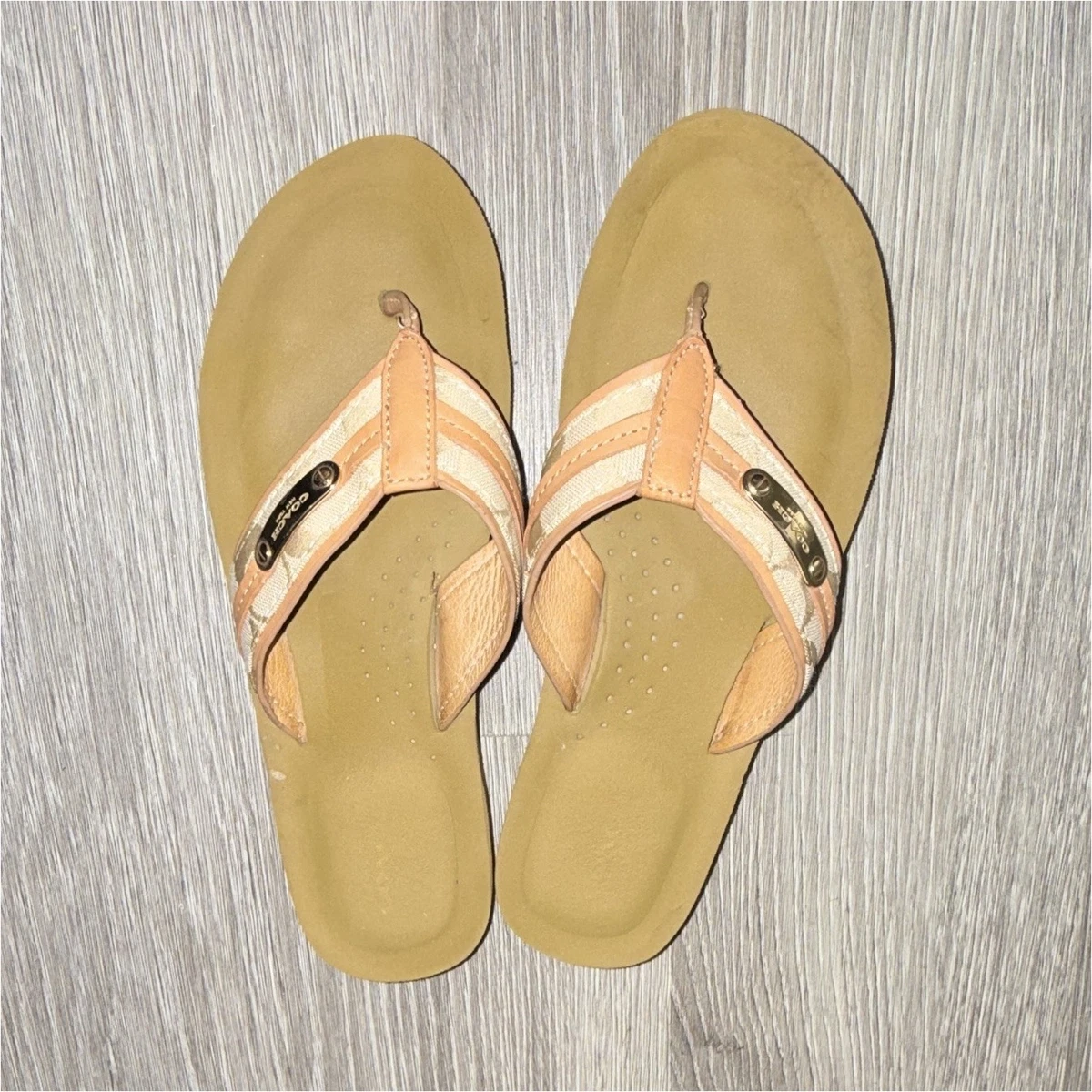 Coach Women's Leather Sandals and Flip Flops for sale | eBay