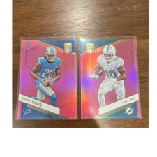 Panini Donruss Elite Jahmyr Gibbs RC Tyreek Hill Card Lot 2 #144 #99 NFL