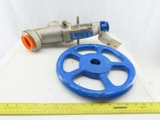 Conval STK-10 2" Socket Weld Stainless Steel Globe Valve 1100°F