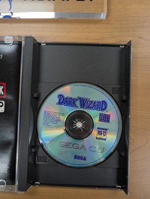 DARK WIZARD + Reg. Card + Foam (Sega CD, 1994) **TESTED / COMPLETE / CIB**