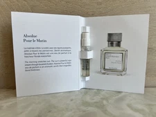 NEW RELEASE Maison Francis Kurkdjian Absolue Pour le Matin EDP sample spray 2 ml