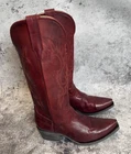 Freebird Woodland Red Leather Western Cowboy Boots Women US 8