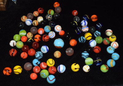     Vacor De Mexico Mixed     Colors Marble lot of 75 size .625''=16mm MINT