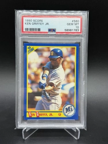 1990 Score Ken Griffey Jr. PSA 10 GEM MINT #560 Mariners HOF 2nd Year Card