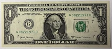 BIRTHDAY/ANNIVERSARY $1.00 CURRENCY UNCIRCULATED Note 08-22-1971
