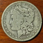 1880-O Morgan Silver Dollar-Good