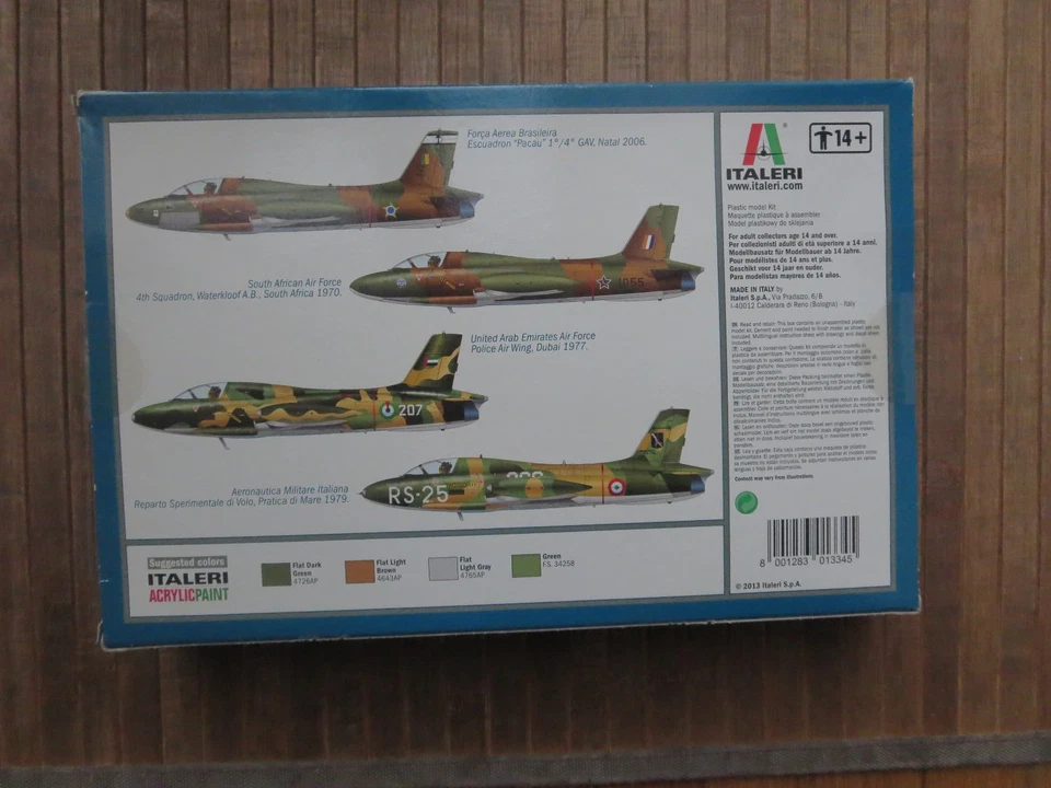 MB 326K Impala - Scala 1/72 - Italeri 1334 - Immagine 4 di 4