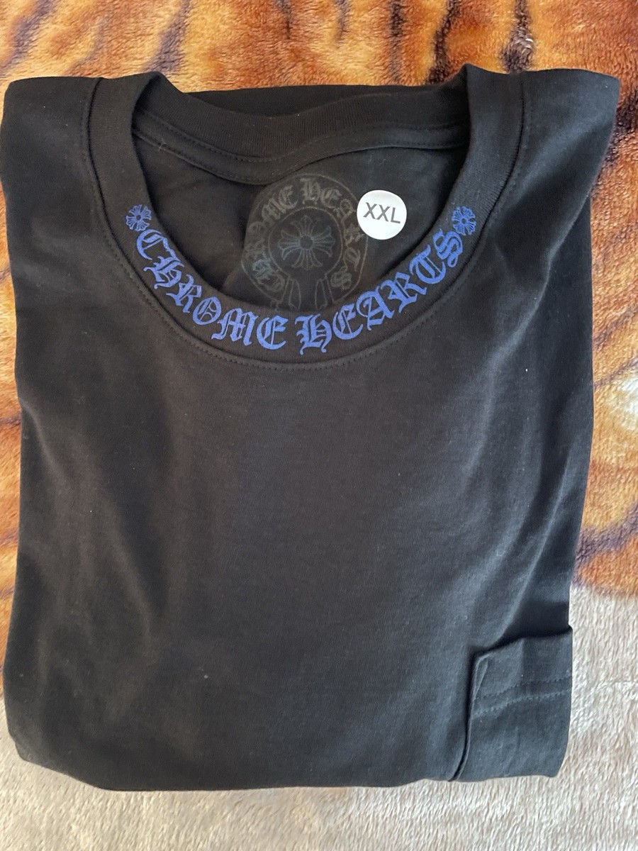 chrome hearts Black Blue Long Sleeve 2xl August 2025 Release Shirt