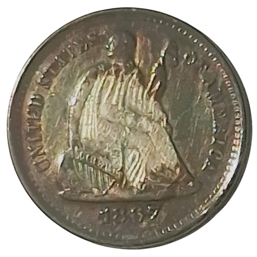 1867-S Seated Liberty Half Dime – Better Date S Mint – Early Silver Coin #1019