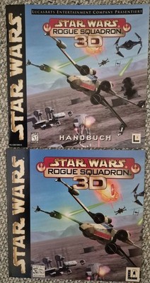 STAR WARS PC Spiel Rogue Squadron Flugsimulator Rolle von Luke Skywaker 3D
