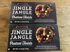 2 Packs Trader Joe’s Jingle Jangle Pretzel Twists 6.75 oz Each Pack