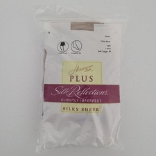 Hanes Plus Silk Reflections Silky Sheer Control Top 1 PLUS 3 Pair Soft Taupe NEW
