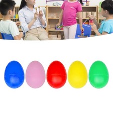 Plastic Egg Shaker Early Education Portable Musical Easter Egg for Kindergarten