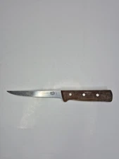 Vintage R.H. Forschner Co. Knife Victorinox 409-6 Swiss Stainless Wood Handle