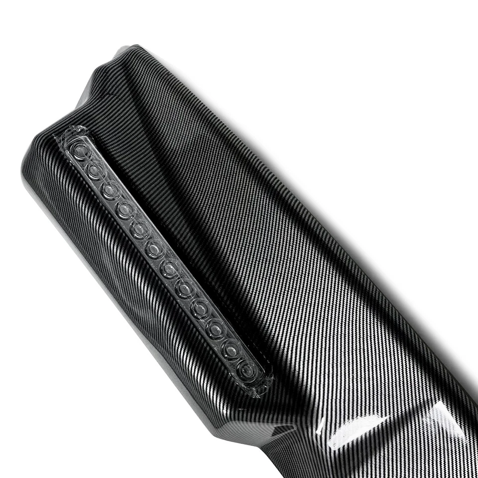 Roof Top Spoiler w/ LED DRL Light Lamp Carbon Look For 2009-2014 Ford F-150 F150 Foto 3 de 4