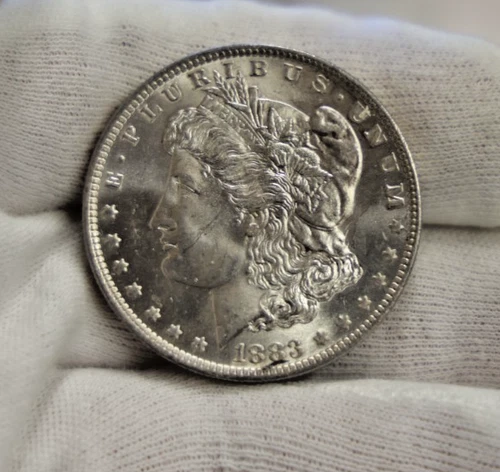 1883 O US Morgan Silver Dollar $1 Original Unc