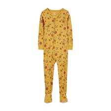 Carter's Toddler Girls One-Piece Floral-Print Snug-Fit Footed Pajamas 2T 