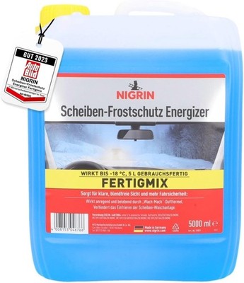 NIGRIN Scheiben Frostschutz Fertigmix ENERGIZER | 5 Liter | wirksam bis -18°C