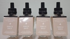 QTY 4 Bath  Body Works VANILLA BIRCH Wallflowers Home Fragrance Oil Refills New