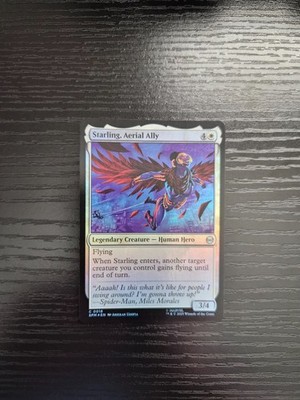 MTG Marvel's Spider-Man - Starling, Aerial Ally (18) - Common - FOIL - NM/MT