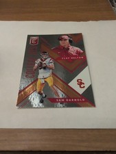 Sam Darnold Clay Helton 2018 Panini Elite Draft Picks College Ties