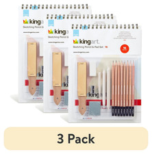  3 Pack , Sketching  Drawing Pencil Art Set Kit, 16 Pc., for Beginners and Exp