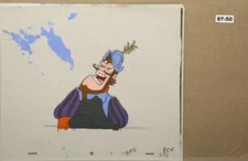 Back To The Future Original Production Drawing And Cel 97-50 Used Cond.