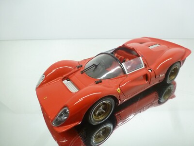 JOUEF EVOLUTION 3005 FERRARI 330 P4 OPEN TOP - RED 1:18 - GOOD CONDITION
