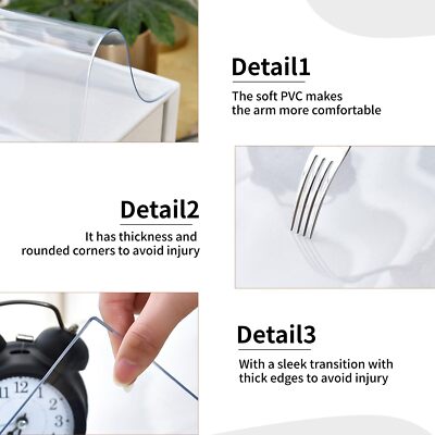 Clear Desk Mat For Keyboard And Mouse, Large Mouse Pad , Desk Protector Mat With Round Edge For Office And Home Desktop - 21 - View #7